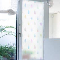 아트박스/꾸밈 cb045-컬러물방울패턴_글라스시트지