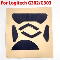 로지텍 G302 무선 마우스 화이트 블랙 미끄럼 방지 스티커 용 피트 스케이트 패드 판매 1 세트, 01 G302 G303_04 10set, 01 G302 G303_04 10set
