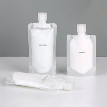 투명 슬림 핸드크림 공병 여행용 샴푸 통 로션 휴대용 100ml 파운데이션 다용도 깔끔 튜브 스킨 기내용 샘플 튜브형 토너 화장품 소분 용기 멀티 케이스 공용기 리필 파우치