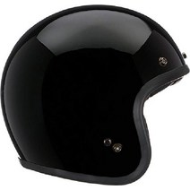 BELL 커스텀 500 헬멧 (매트 블랙 - 라지), Gloss Black_X-Small