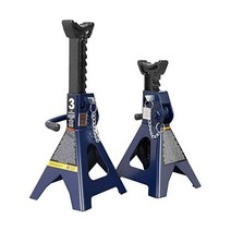 TCE 3 Ton 6 000 LBs Capacity Double Locking Steel Jack Stands 2팩 Blue AT43002AU, 3 Ton (6/000 lb)