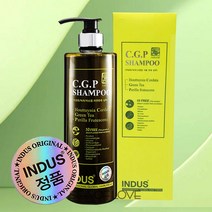 인더스 CGP 씨지피 어성초 녹차 자소엽 어녹자 샴푸 800ml 두피 성분 좋은 계면활성제없는 천연 샴푸 지루성 두피염 무실리콘 임산부 샴푸, 1개