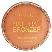 Rimmel London Natural Bronzer Waterproof Bronzing Powder 021 Sun Light 0.49 oz 14 g