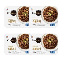 CJ 크레잇 유연한소불고기 500g 간편식 술안주 캠핑요리, 4개