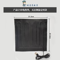 온열방석 의자 전기 장판 다람쥐 핫패드 마이크로 쿠션 usb 1인용 펫 핫팩 인큐베이팅, 04 usb초대형 전기매트22*22（10조각）
