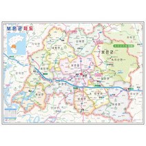 나우맵 충청북도 시군별 지도 - 충북 괴산 단양 청주 충주 지도, 03. 보은군지도