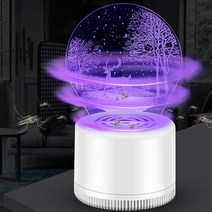 3D 모기트랩 무드등 해충퇴치기 포충기 파리퇴치기, 3D모기트랩-해파리