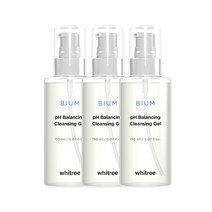 화이트리 비움 pH 밸런싱 폼클렌징 젤 150ml / 순한 약산성 식물효소 각질케어, 3개