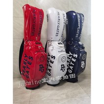 PEARY GATES 골프백 에나멜 남여공용 방수 파리게이츠 프리미엄 어 뉴 캐디백, 레드