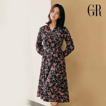 [조르쥬 레쉬] GR 23SS 아사 코튼100 플로럴 원피스 2종 (이너 슬립 + 원피스)