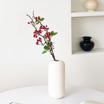 크리스마스 열매가지 조화 - 크랜베리 블루베리 조화 실크플라워 꽃장식 꽃꽂이, 블루