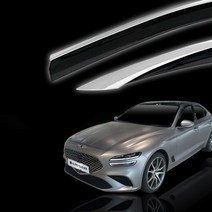 E457 제네시스 G70 (2021~) 블랙다이아몬드 윈드 디플렉터 4PCS