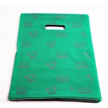 [오너클랜] 팬시비닐봉투 40호.40x50cm/녹색.1봉/100장, 1개, 100개