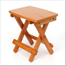 내추럴 우드 접이식 미니의자(33x25cm) 간이 사각스툴, 상세 참조