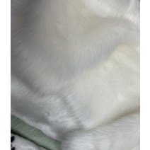 페이크퍼원단 털천 텍스타일디자인 페이크퍼 토끼털원단 모다원단, 베이지 25*180cm