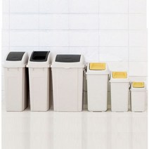 창신리빙 국민휴지통 분리수거통 10L 25L 35L 50L, 10L 그레이