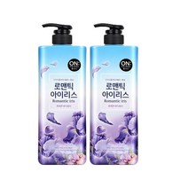 온더바디 잉글리쉬 아이리스 바디워시 꽃향, 900g, 2개