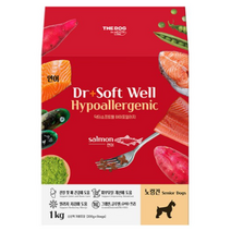 더독 강아지 노령견 닥터소프트 웰 하이포알러지 사료, 5개, 1kg, 연어