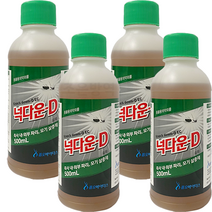 파리 모기살충제 넉다운d 500ml 4통