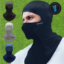 로베노 여름 자외선차단 바라클라바 1+1, 검정색, 검정색