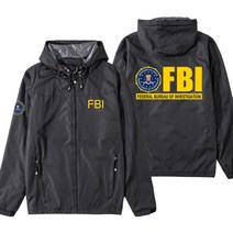 FBI 봄 바람막이 후드 가벼운 잠바 재킷 비옷 점퍼