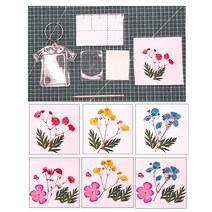 [만들기]1인수업 압화 아크릴하트열쇠고리만들기/체험패키지, 1인용, C형