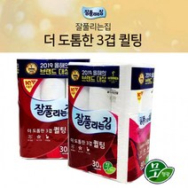 TQU592473[도매직방] 미래생활 잘풀리는집 더도톰한 3겹 퀼팅 화장지 30롤 휴지, E잘풀리는집 더도톰한3겹 퀼팅 30롤