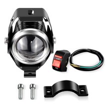 VMAX NMAX XMAX TMAX 바이크 오토바이 U5 헤드라이트 야마하 V-MAX VMAX1200 NMAX125 NMAX155 전면 스포트라이트 LED X-MAX 125 200, [01] 1 piece-switch