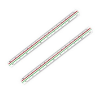 블루마토 삼각스케일자 30cm KJ-3000 PP, 1.혼합, 8개입