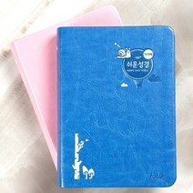아가페 쉬운성경 특미니 고급 단본 무지퍼 예쁜 쉬운 성경책, 2.블루