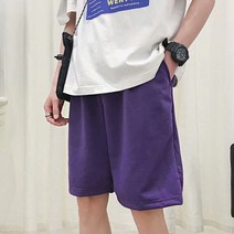 편하게 입는 남성 매쉬 면 데일리 5부 기본 반바지