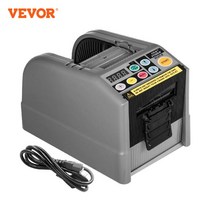 Vevor 6-60mm 자동 테이프 디스펜서 효율적인 마이크로 컴퓨터 지능형 대형 전기 테이프 커터 기계 작업장 툴링, 없음