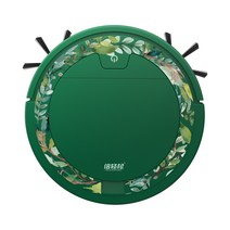 DFMEI 스마트청소기 가정용 자동청소 로봇 게으른 청소기 트리플 밀러 청소기, rs300pro 그린 - 블루투스 앱 + 물탱크