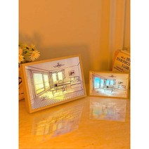 실내 그림 조명 DIY 수제 액자 인스타 감성 무드등, (빈 방) 대형 충전 모델