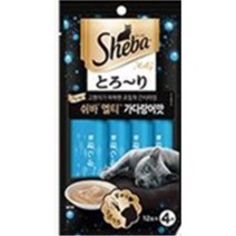 고양이 쉬바 냥이 간식 가다랑어 기호성 4P 수분공급 고양이특식