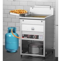 가스 튀김기 치킨 돈가스 특수 가스 프라이팬 장비, 30L 수직형 가스프라이어 크로스파이프 (액화가스/천연