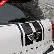미니쿠퍼 R60 JCW 컨트리맨 본넷 트렁크 데칼스티커, 05.레드, 01.본넷