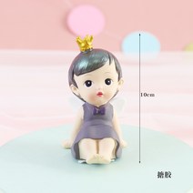 케익장식 프린세스 인싸템 여신 생일 해피 팻말 달 베이킹 플러그인 디저트 수반 1925684780, 보라색 레드 보라색 레드 엔젤 남자