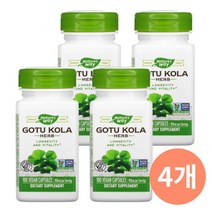 네이처스웨이 고투콜라 GotuKola 병풀 허브 950mg 100베지캡슐 X 4병