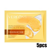 1/3/5 pcs 골드 모이스춰 라이징 해초 크리스탈 콜라겐 아이 마스크 패치 안티 링클 에이징 다크 서클 케어, 09 5pcs