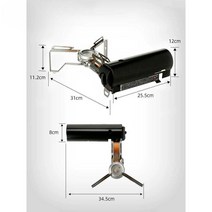 캠핑미니버너 휴대용가스버너 캠핑가스버너 휴대용캠핑, 은