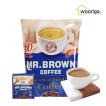 우리가스토리 대만 미스터브라운 블루마운틴 커피믹스, 15g, 30개, 1개입