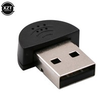 강의용 무선 마이크 무선 핀 마이크 유튜브무선마이크 휴대용 슈퍼 미니 USB 2.0 마이크 스튜디오 음성 오, 01 Black