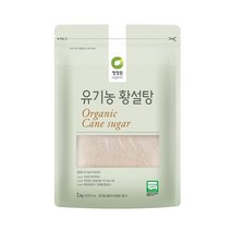 청정원 유기농 황설탕, 1kg, 4개