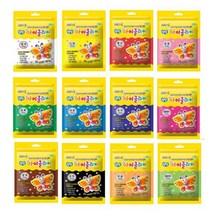 아모스 아모스 탱탱아이클레이 50g 모음 / 아이클레이 리필, 흰색