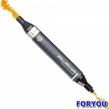 ForU747 알파 디자인마카 낱색 입 6개 펜 마카 디자인 캘리그라피 일러스트, Y126