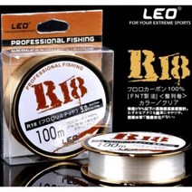 K30008A 레오R18낚시줄 100미터 슈퍼PE FTN 원줄 선상 낚시 용품 자작채비 라인 카본 바다 줄, 0.8호