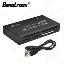 카드리더기 usb sd card USB 2.0 메모리 카드 어댑터 TF/SD/CF/XD/MS/M2 용 올인원 리, 04 only card reader