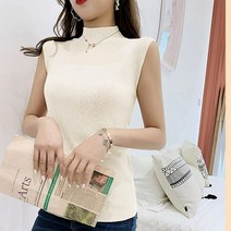 여성 민소매 이너 슬리브리스 나시