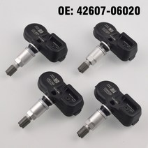 4pcs 자동차 타이어 압력 모니터 센서 tpms 4260706020 pmv-c010 315mhz for toyota camry for lexus is250 es300h nx gs, 없음